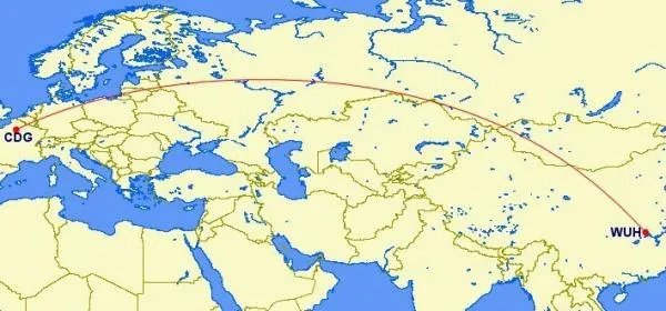 法国飞北京需要经过俄罗斯嘛