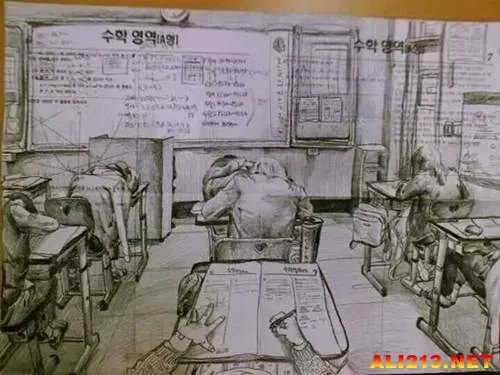 杜甫涂鸦算什么？看韩国考生在试卷上的终极涂鸦