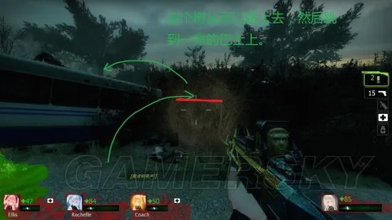 《求生之路2》黑色狂欢节BUG点及实用技巧图文详解