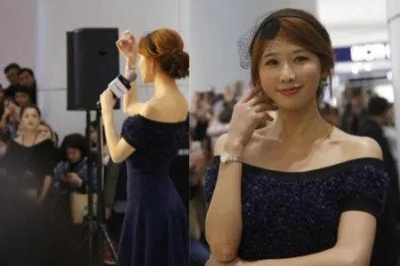 林志玲致歉粉丝解开疑惑 身披红裙征服全场观众