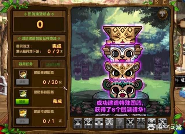 DNF兽人图腾建造活动第二周的特殊图腾是什么？