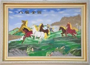 金丝沙画的制作过程