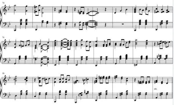 人生的旋转木马简谱