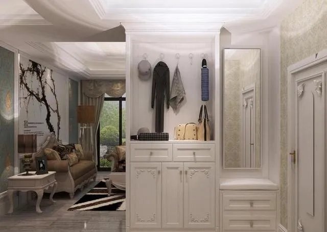 进门客厅玄关隔断图片 让你眼前一亮的玄关隔断