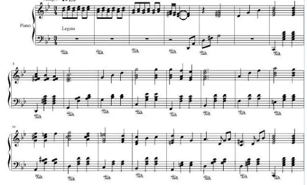 人生的旋转木马简谱