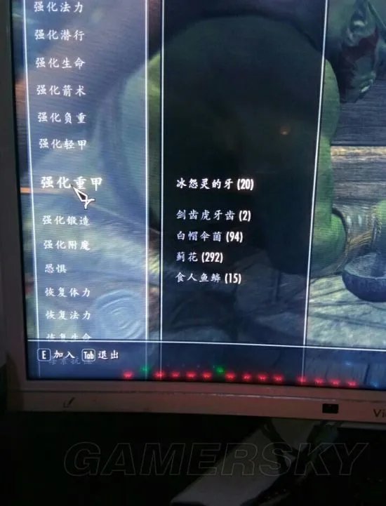 《上古卷轴5》炼金配方大全 各炼金配方及单一属性价值一览