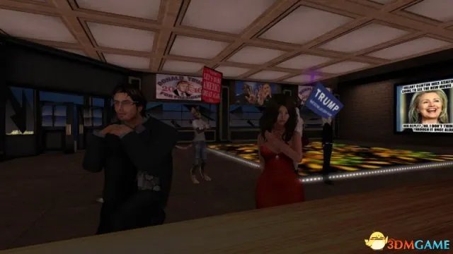 网游奇迹！国外玩家用《第二人生》模拟美国大选