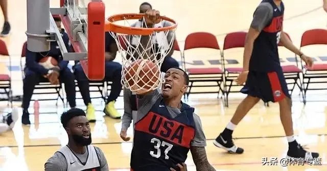 刺激!美国男篮蓝队97:78大胜白队,如何评价美国队内热身赛呢?