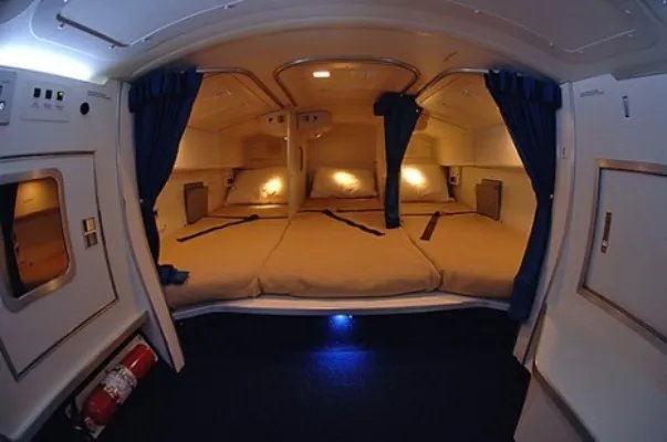 漂亮空姐竟都是在这里睡觉：休息空间示意图（图）