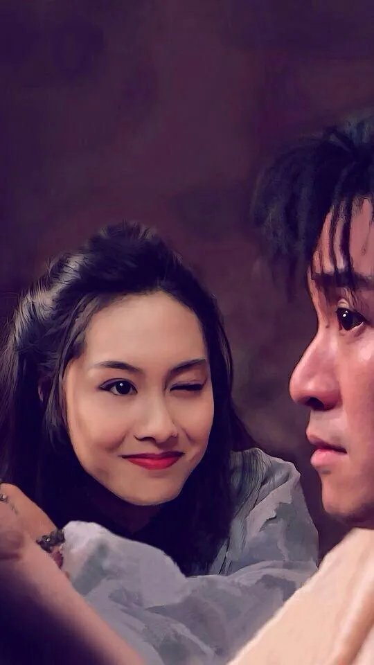 王牌对王牌中朱茵在扮演紫霞是否在消费周星驰?