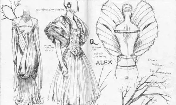 很多服装设计大师的手稿都那么随性,具体因为什么呢?