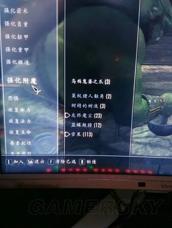 《上古卷轴5》炼金配方大全 各炼金配方及单一属性价值一览