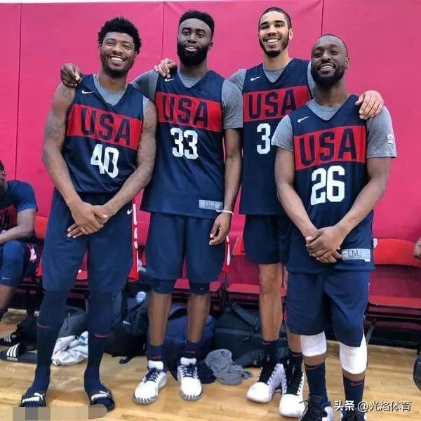 刺激!美国男篮蓝队97:78大胜白队,如何评价美国队内热身赛呢?