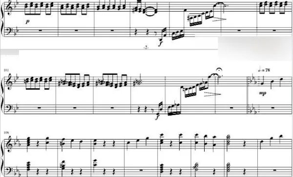 人生的旋转木马简谱