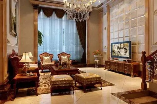 豪华客厅装修效果图大全 	不同风格的豪华大客厅装修