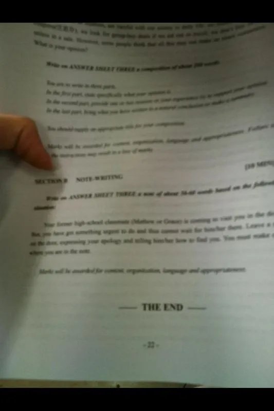 2013专四真题 我要的是2013真题图片，或文档真题，谢谢！