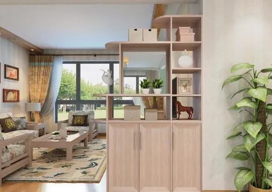 进门客厅玄关隔断图片 让你眼前一亮的玄关隔断