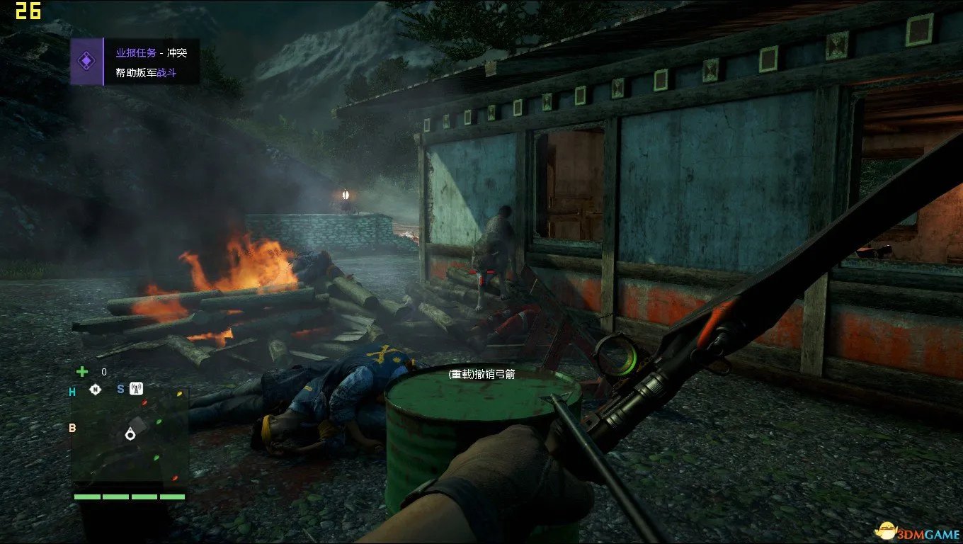 孤岛惊魂4 纯弓箭玩法技巧图文心得 新手弓箭怎么玩