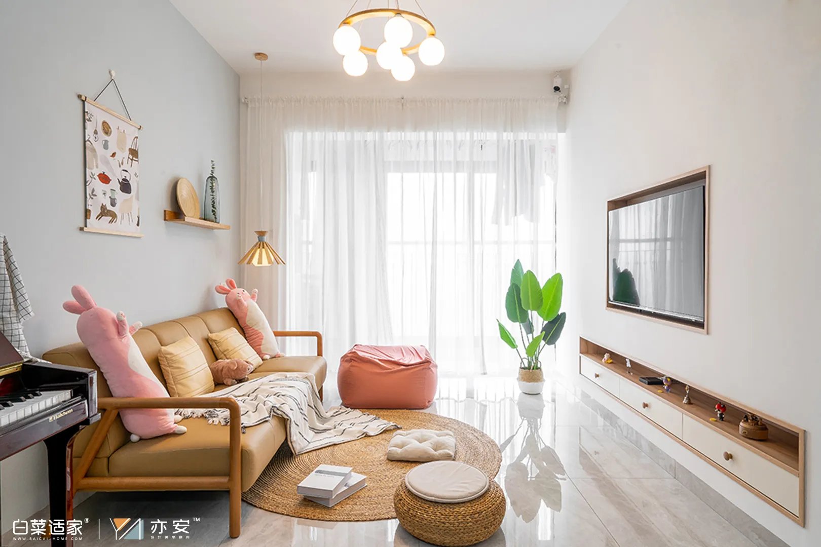 67平两房，每一处都是精致的基调