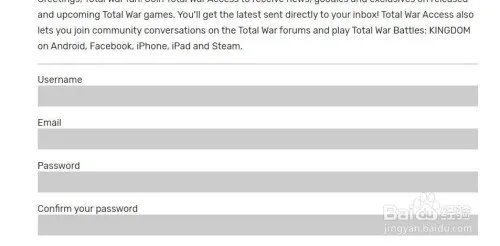 Total War Access怎么注册