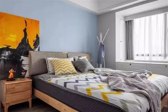 138平北欧三居室，文化石电视墙搭配原木家具，文艺又清新！