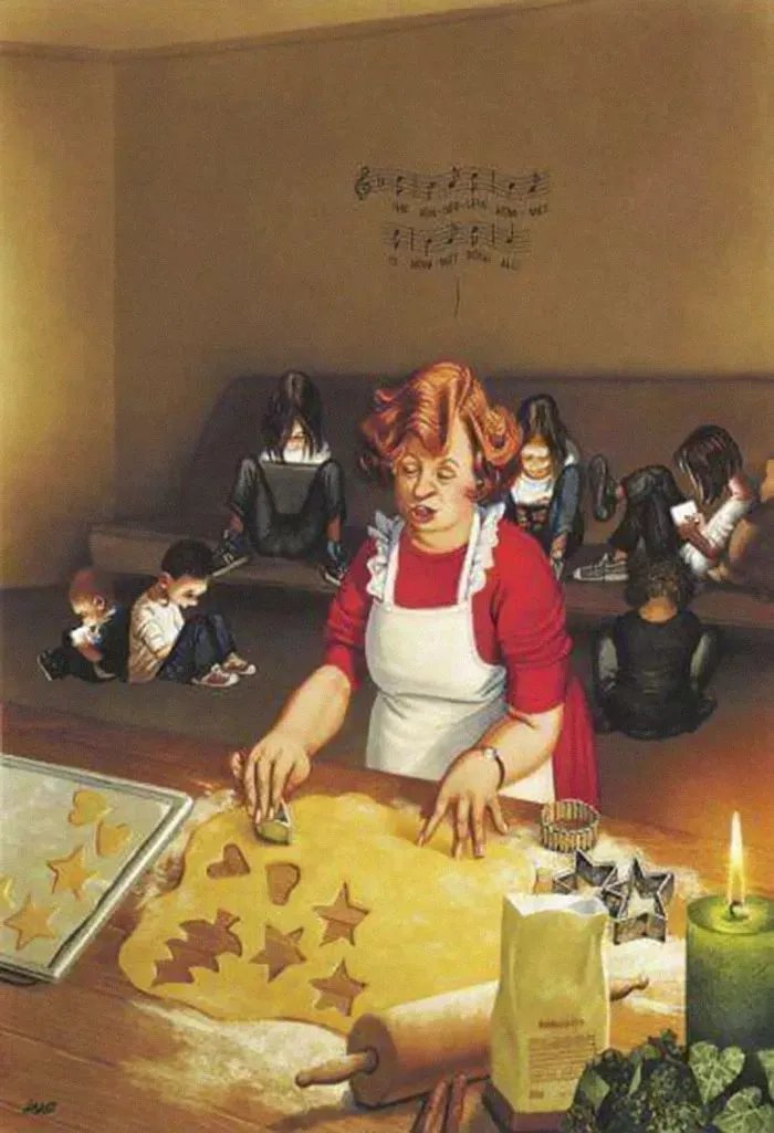 20幅打脸现代人的漫画——我们都有病！