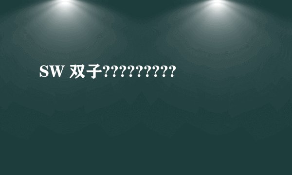 SW 双子?????????