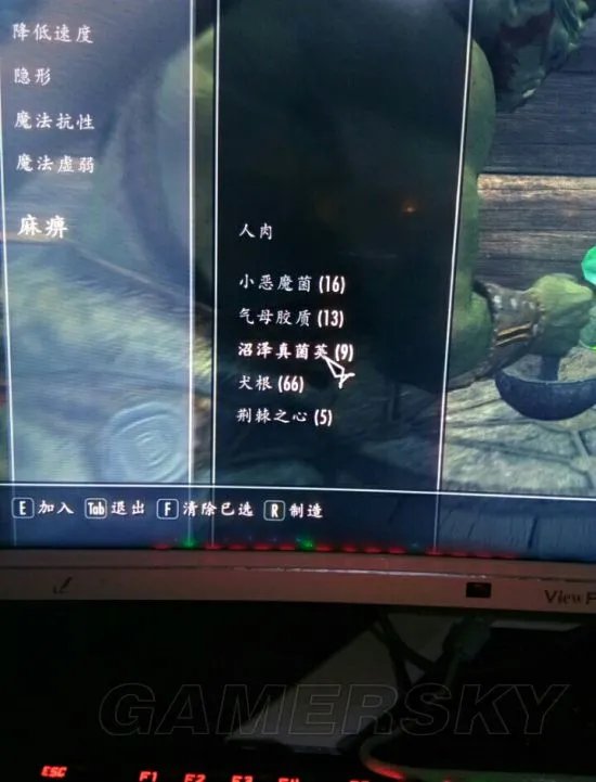 《上古卷轴5》炼金配方大全 各炼金配方及单一属性价值一览