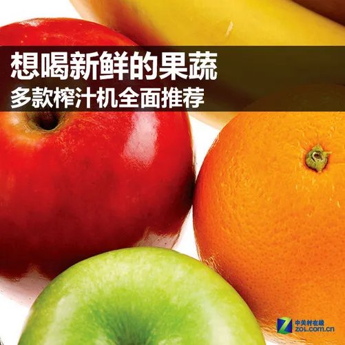 想喝新鲜的果蔬 多款榨汁机全面推荐