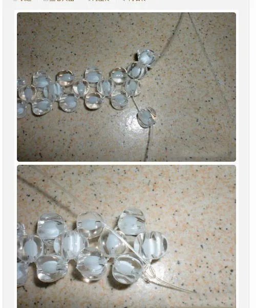 做手工串珠纸巾盒怎么换线啊