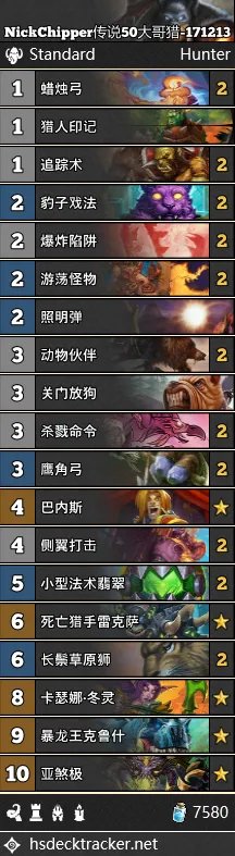 《炉石传说》狗头人猎人卡组大全