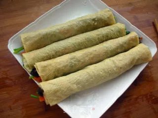 清淡蔬菜卷