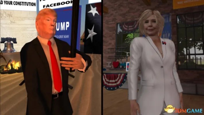 网游奇迹！国外玩家用《第二人生》模拟美国大选