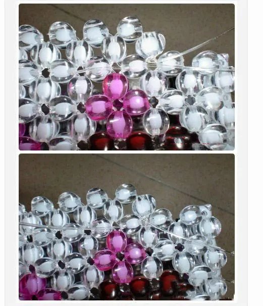 做手工串珠纸巾盒怎么换线啊