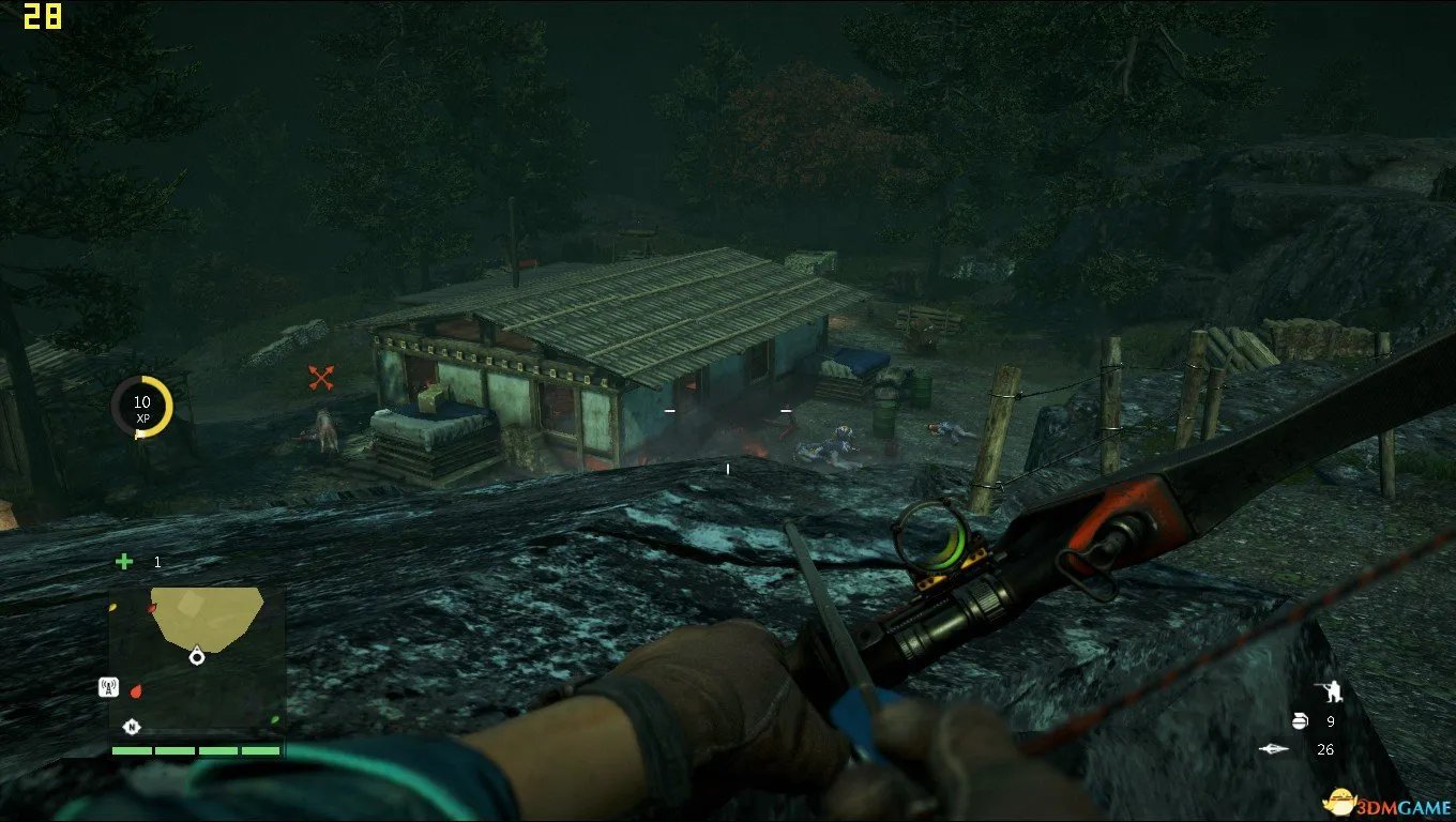 孤岛惊魂4 纯弓箭玩法技巧图文心得 新手弓箭怎么玩