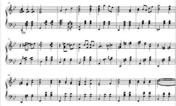 人生的旋转木马简谱