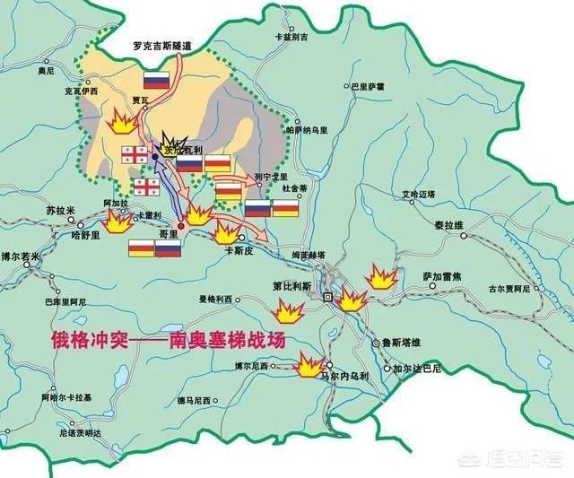 俄罗斯与格鲁吉亚的军事冲突是在什么背景下发生的？